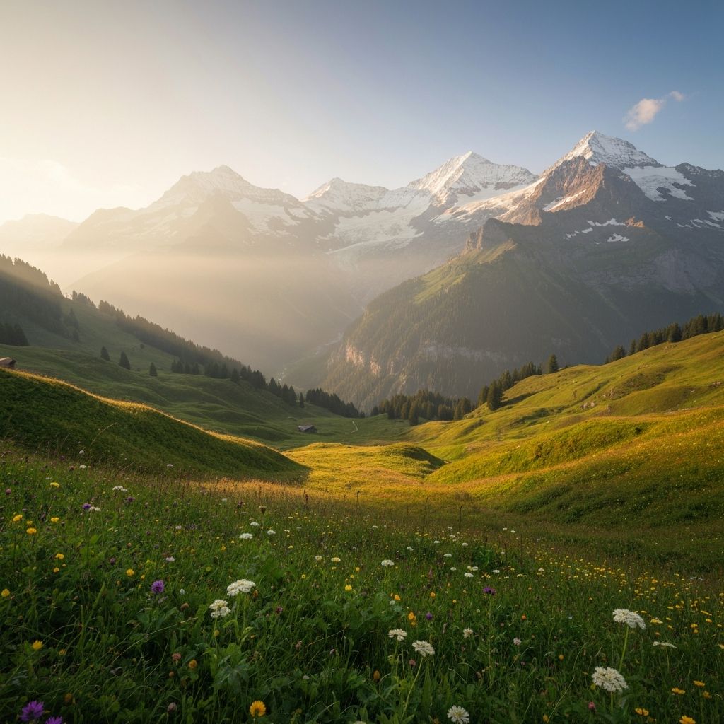 Alpine Berglandschaft